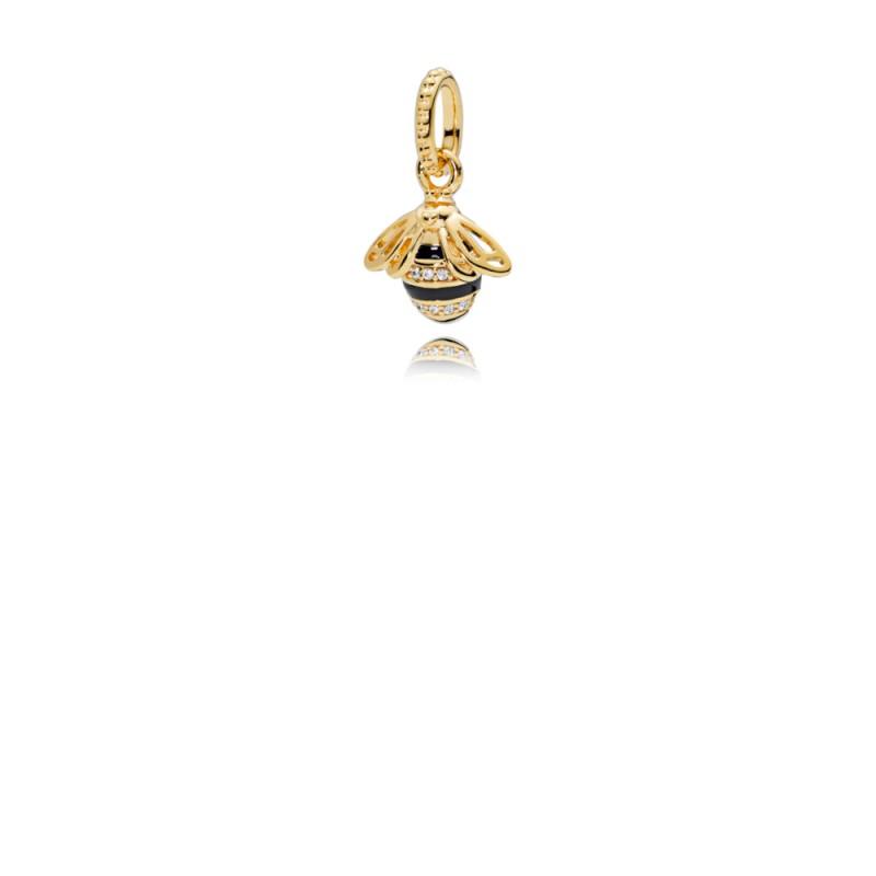 Pandora Bee Pendant In Pandora Shine With 23 Bead-Set