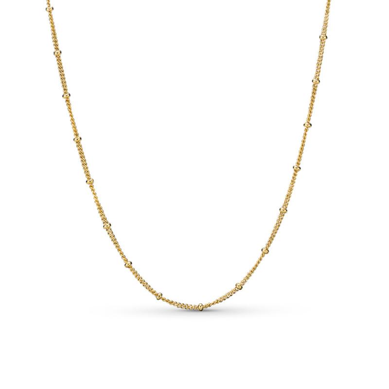 Pandora Beaded Chain Necklace In Pandora Shine 70 Cm