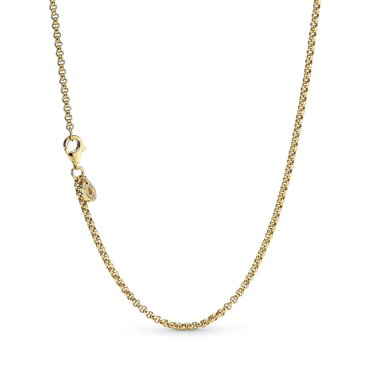 Pandora Gold Plated Rolo Chain Necklace