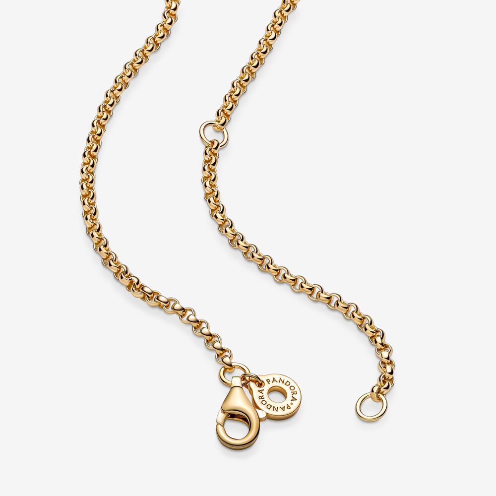 Pandora Gold Plated Rolo Chain Necklace