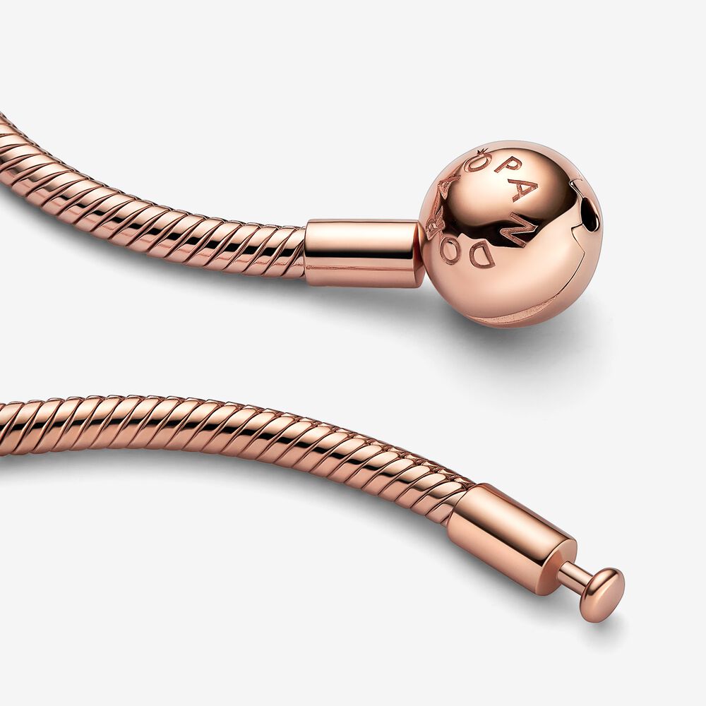 Pandora Moments Snake Chain Rose Gold-Plated Necklace