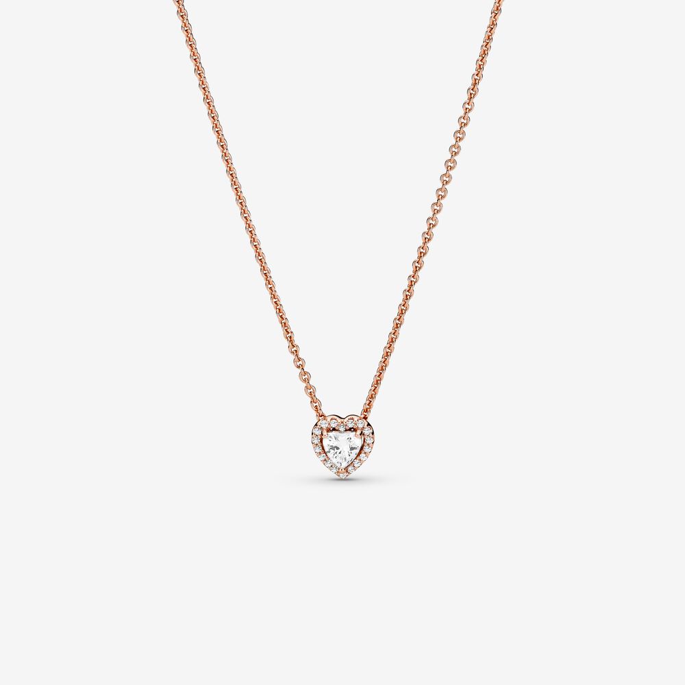 Pandora Sparkling Heart Collier Necklace