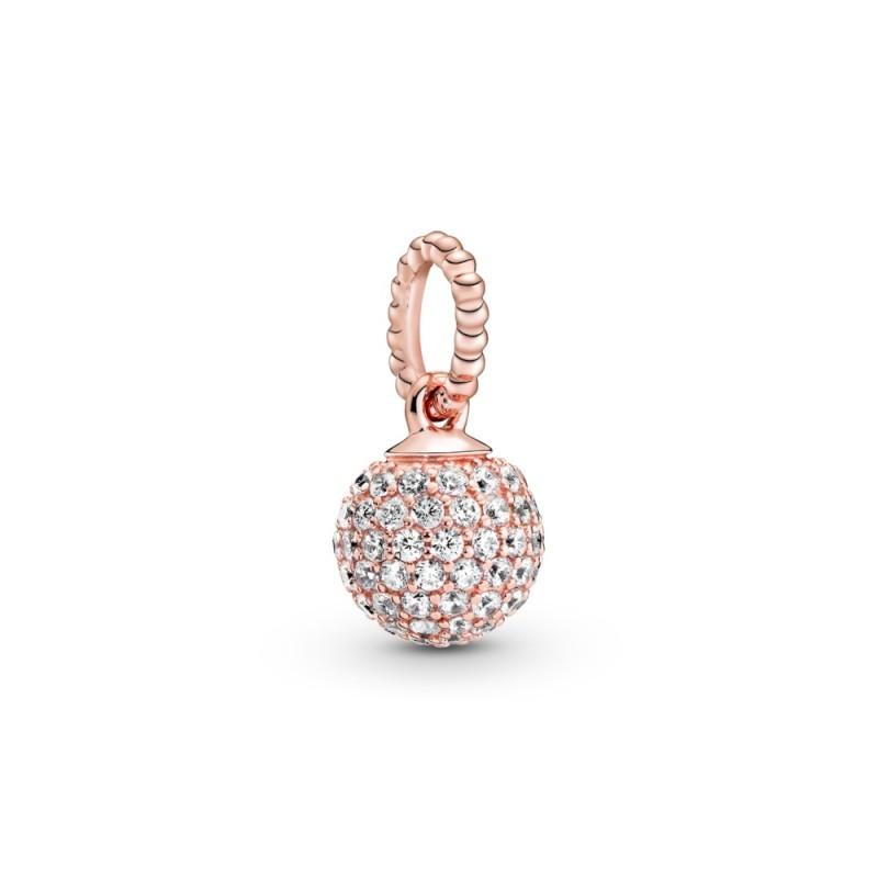 Pandora Rose Pendant With Clear Cubic Zirconia