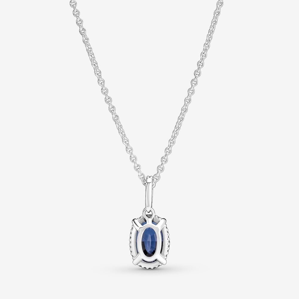 Pandora Sparkling Statement Halo Pendant Necklace