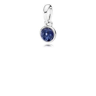 Pandora Pendant September Droplet With Synthetic Sapphire