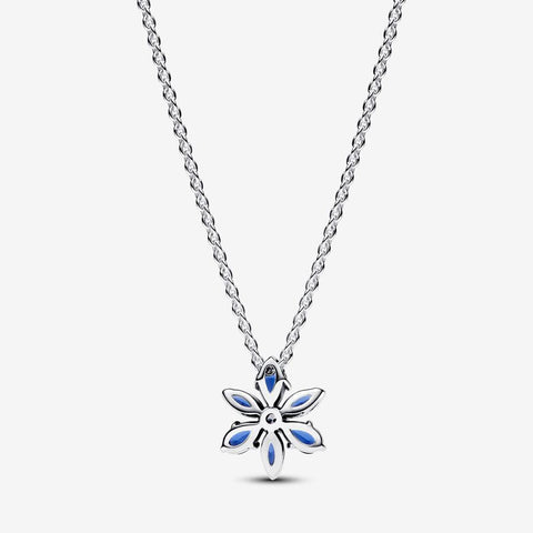 Pandora Sparkling Blue Herbarium Cluster Pendant Necklace