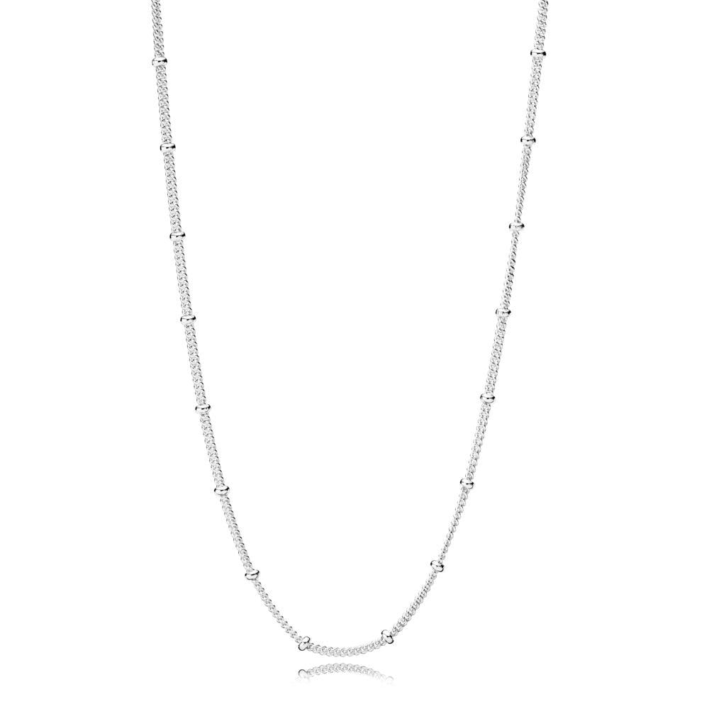 Pandora Silver Beaded Necklace