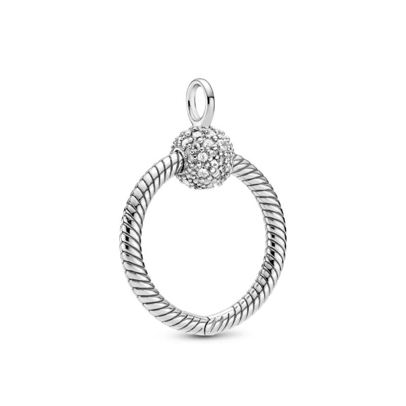 Pandora Small Sterling Silver Pandora O Pendant