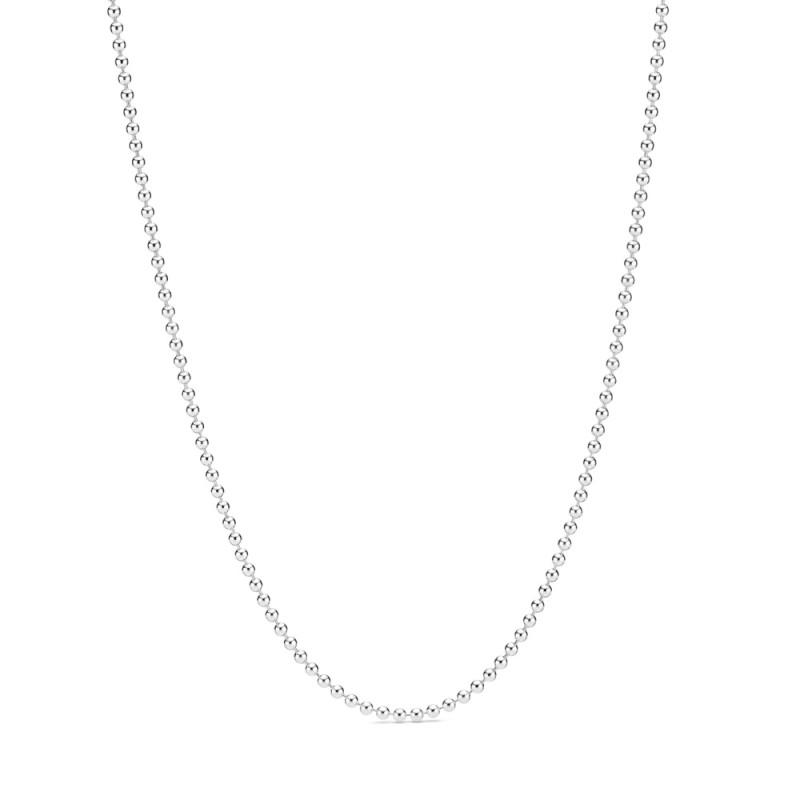Pandora Beaded Sterling Silver Necklace 60 Cm
