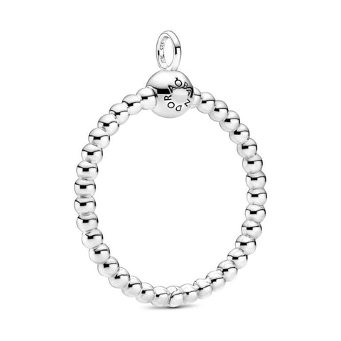 Pandora Moments Medium Beaded O Pendant