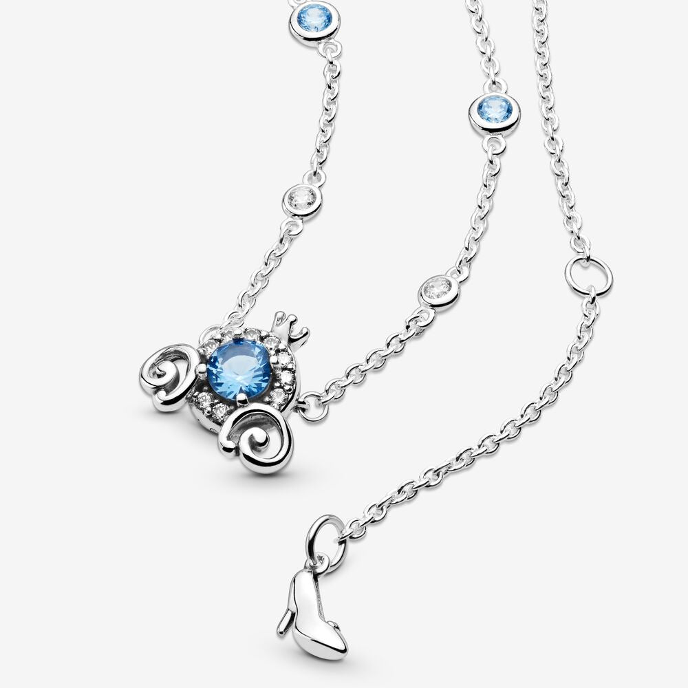 Pandora Disney Cinderella Pumpkin Coach Collier Necklace