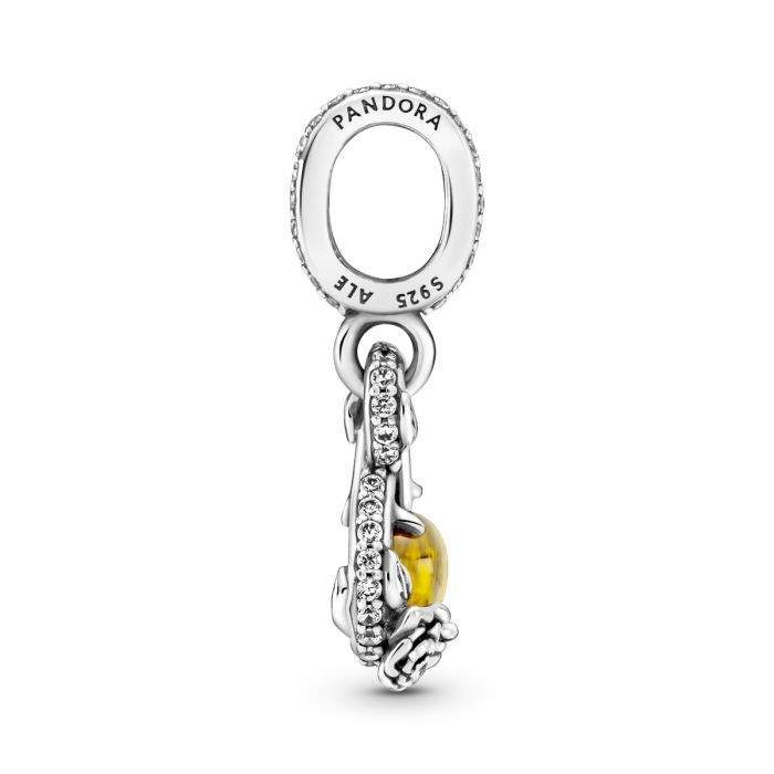 Pandora Disney Belle Infinity &amp; Rose Flower Pendant