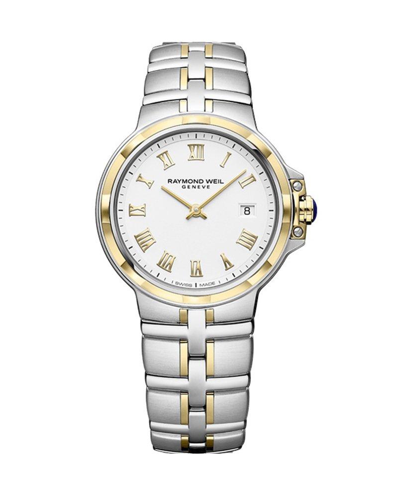 Raymond Weil 5180-STP-00308 Parsifal Ladies Quartz Classic White Dial Bracelet Watch