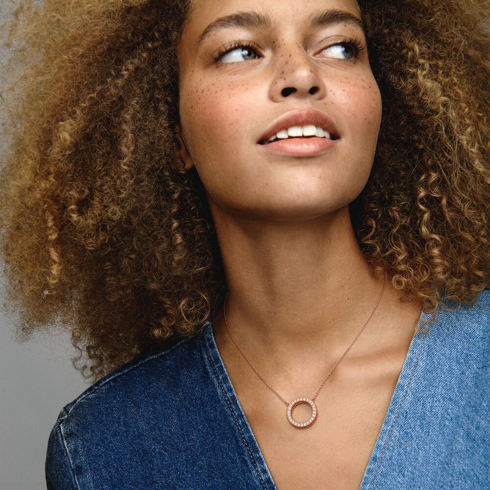 Pandora Circle of Sparkle Necklace 