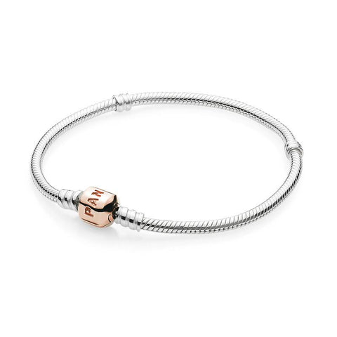 Pandora Bracelet Sterling Silver With Pandora Rose Clasp