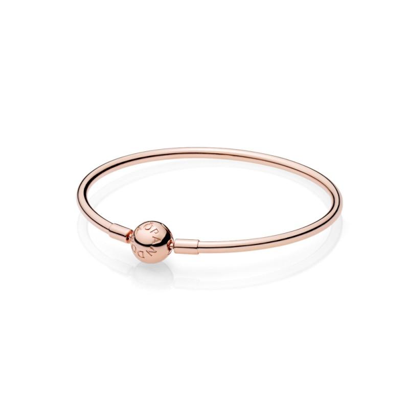 Pandora Moments Bangle In Pandora Rose