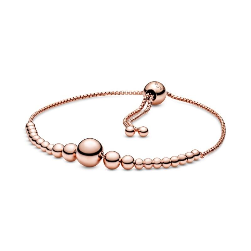 Pandora Beaded Pandora Rose Slider Bracelet