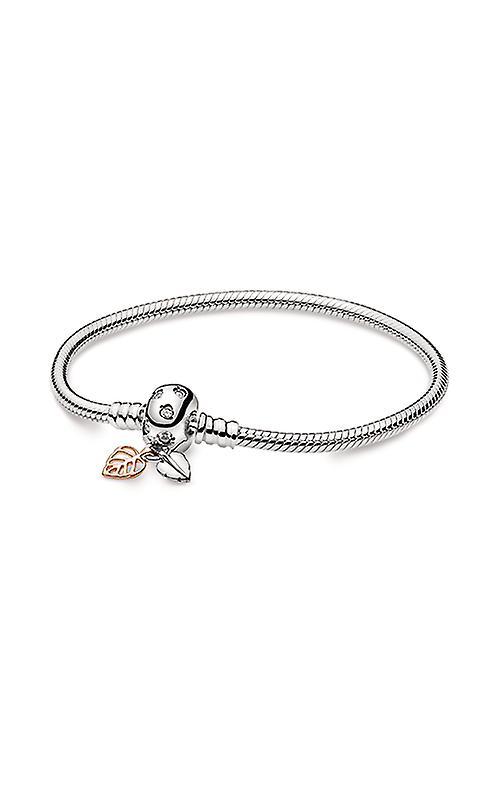 Pandora Moments Leaves &amp; Snake Chain Bracelet