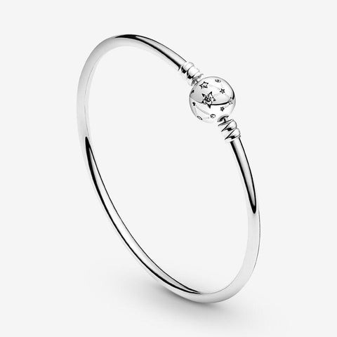 Pandora Bangle With Clear Cubic Zirconia