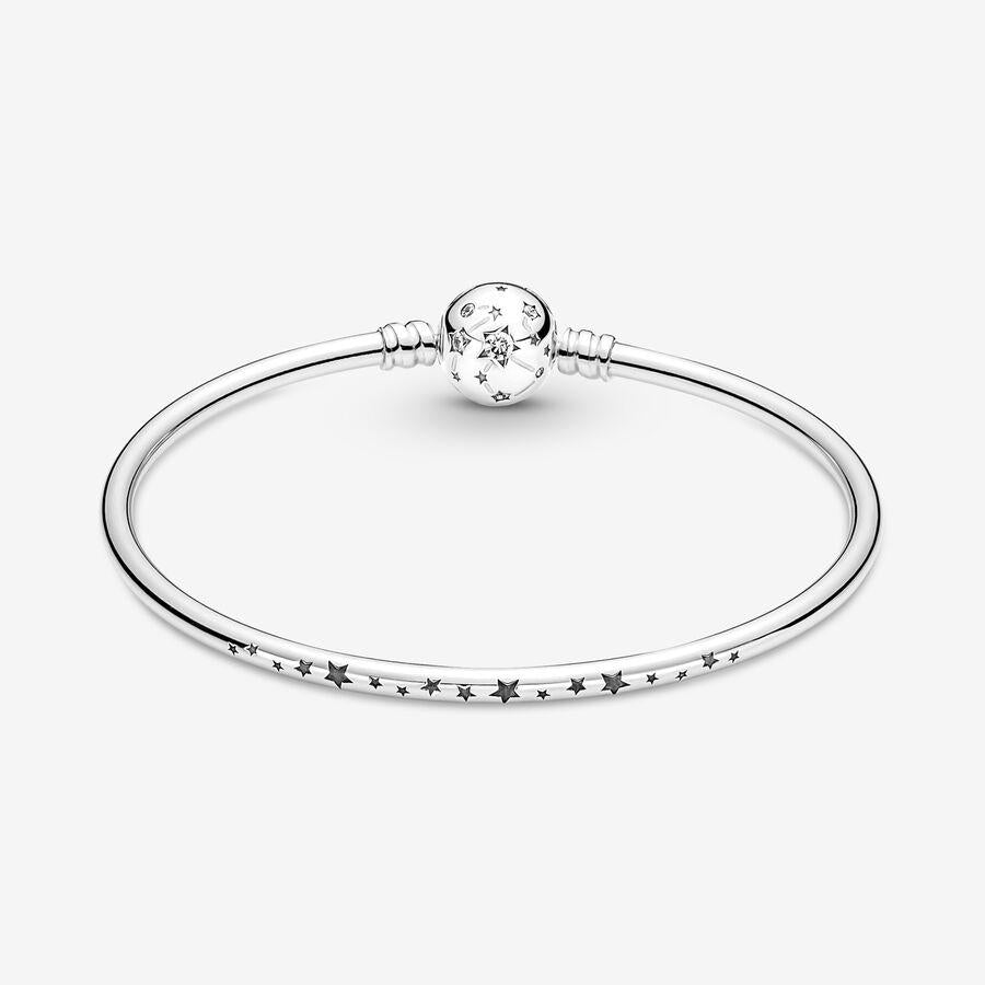 Pandora Bangle With Clear Cubic Zirconia