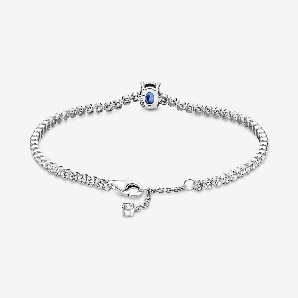 Pandora Sparkling Pave Sterling Silver Tennis Bracelet