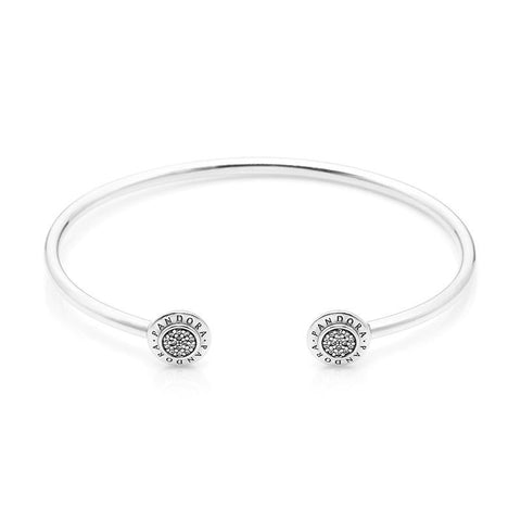 Pandora Signature Bangle Bracelet 590528CZ