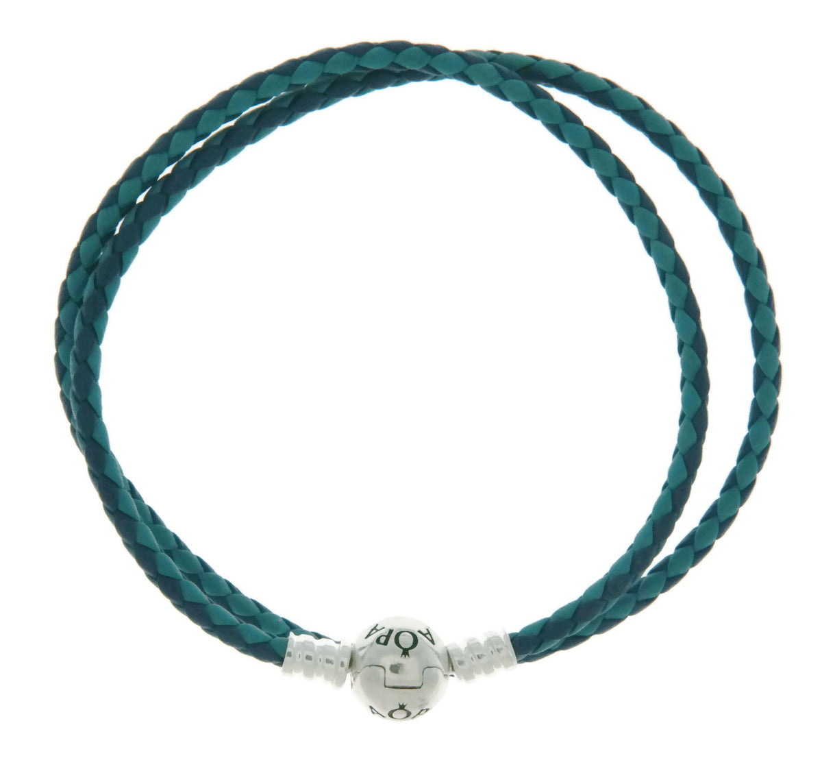 Pandora Moments Double Woven Leather Bracelet