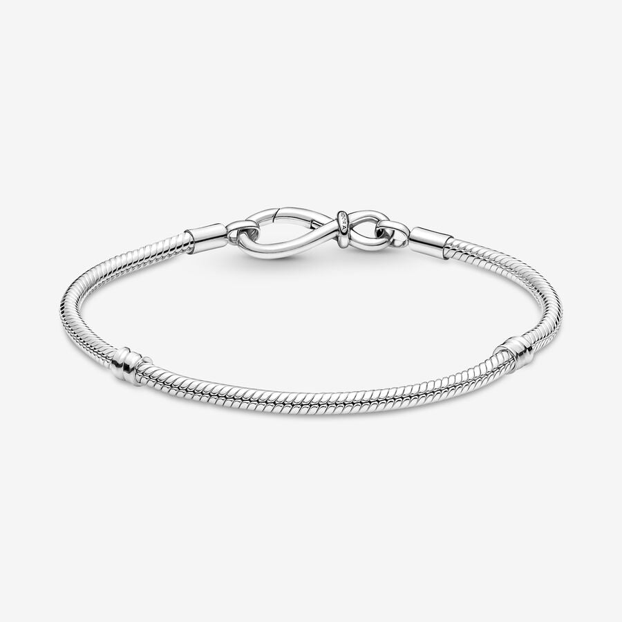 Pandora Moments Infinity Knot Snake Chain Bracelet