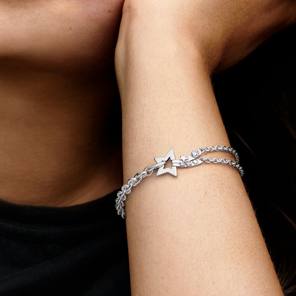 Pandora Shooting Star Double Chain Bracelet