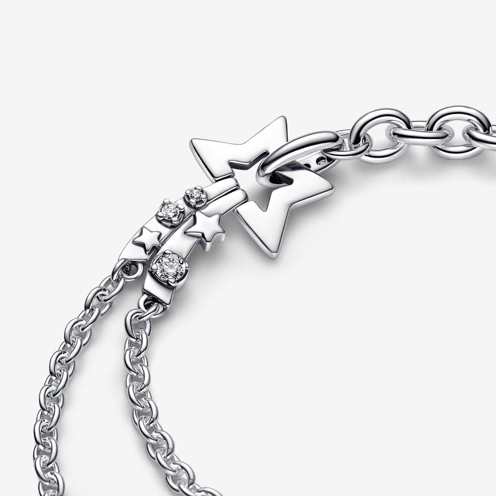 Pandora Shooting Star Double Chain Bracelet 