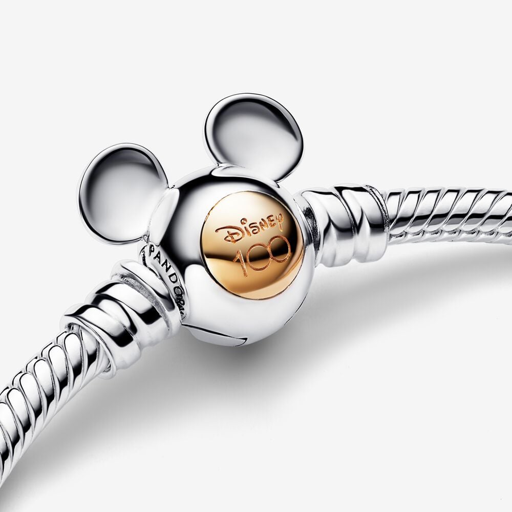 Pandora Disney 100th Anniversary Moments Snake Chain Bracelet 