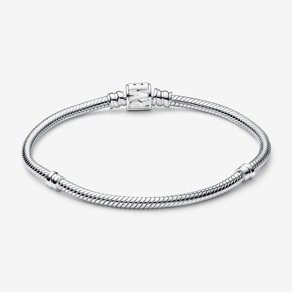  Pandora Moments Marvel Logo Clasp Snake Chain Bracelet