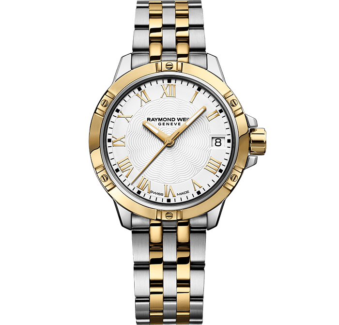 Raymond Weil 5960-STP-00308 Tango Classic Ladies Quartz Two-Tone Gold Steel Bracelet Watch
