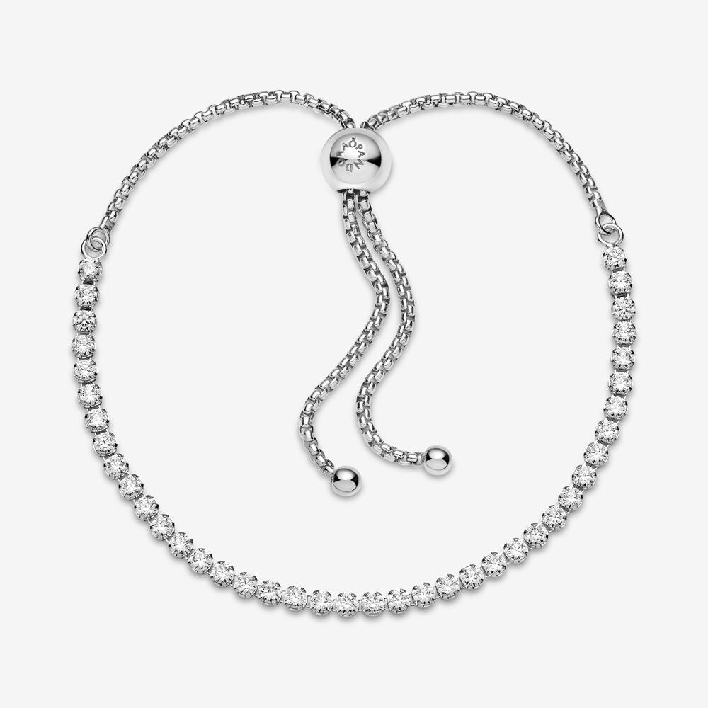 Pandora Sparkling Slider Tennis Bracelet 