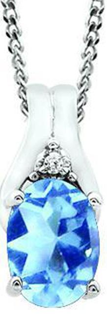 Diamond Moving Heart Pendant with 0.02TDW set in 10K White Gold
