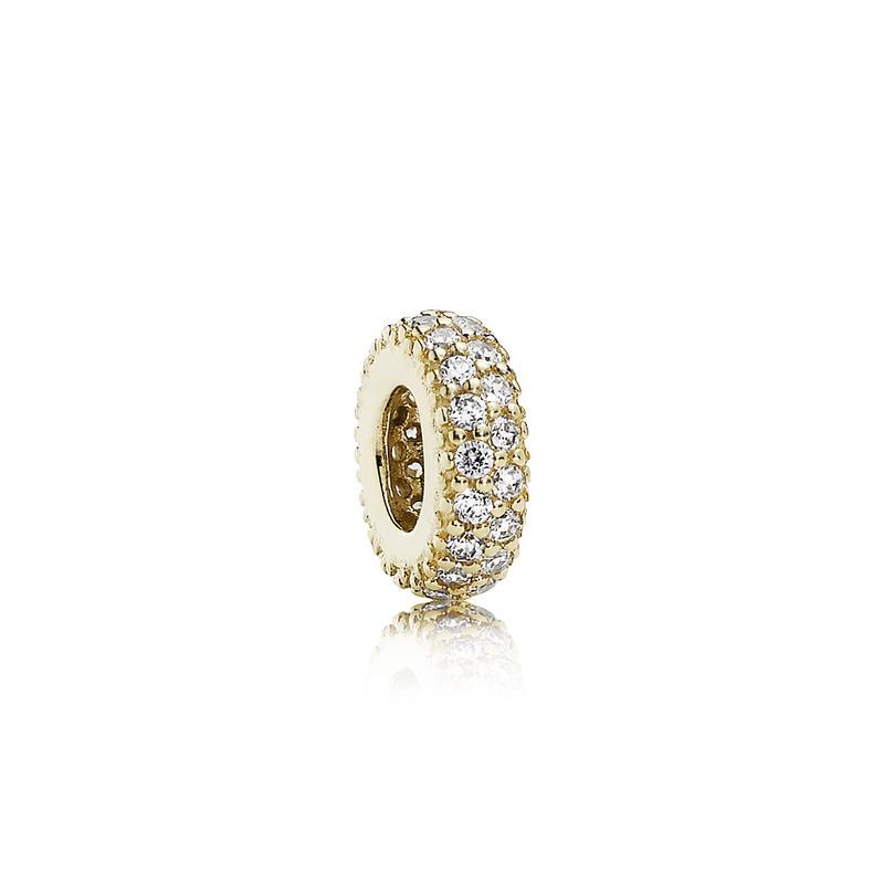 Pandora Spacer 14K Inspiration Within With Clear Cubic