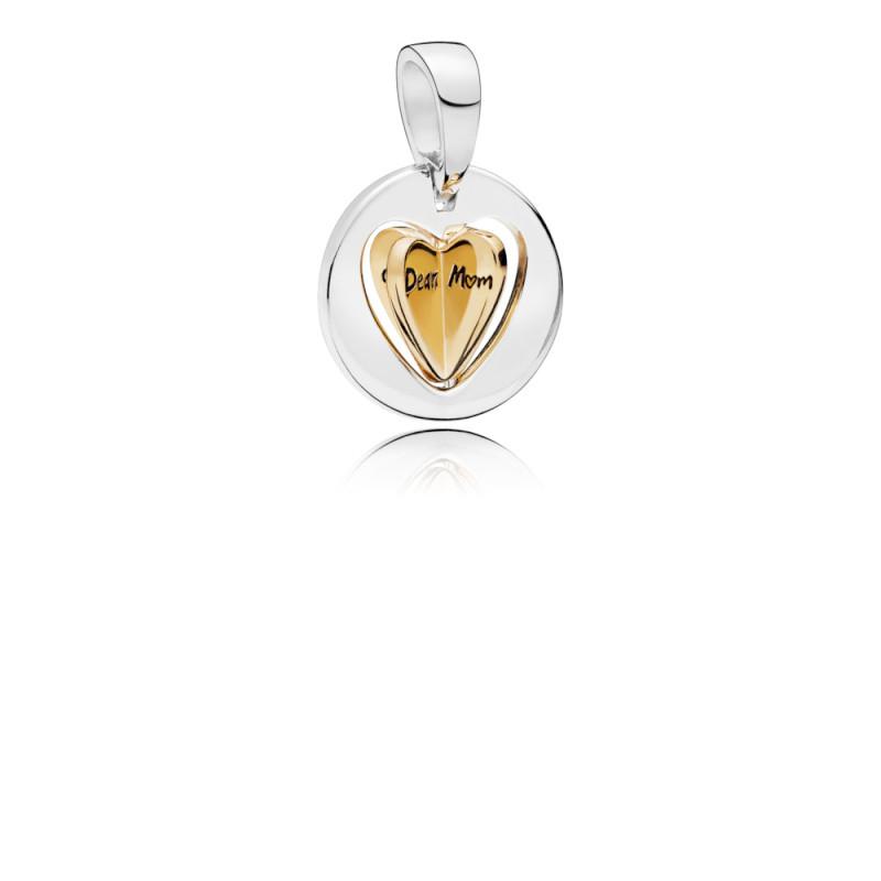 Pandora Spinning Moms Golden Heart Dangle Charm
