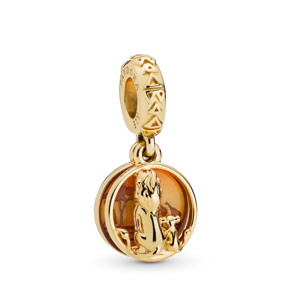 Pandora Disney, Simba and Mufasa Sunset Dangle Charm