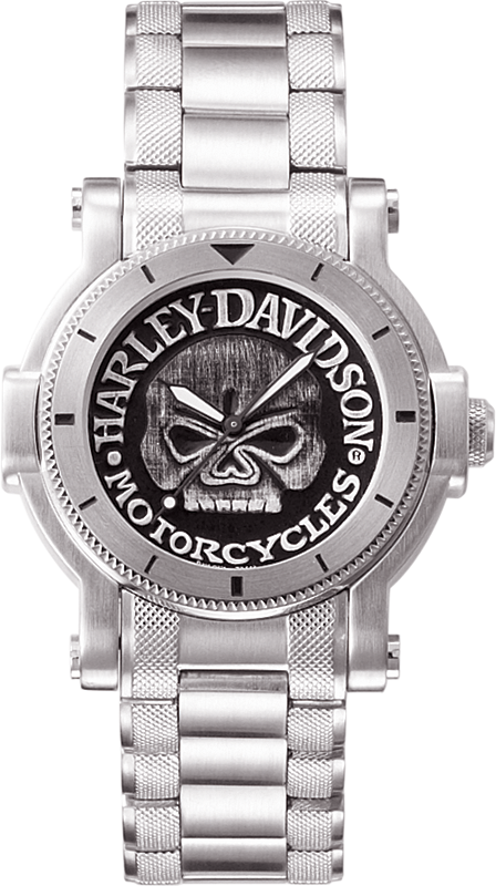 Harley Davidson Medallion Quartz Mens Watch 76A11