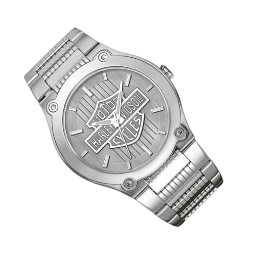 Harley Davidson Medallion Quartz Mens Watch 76A134