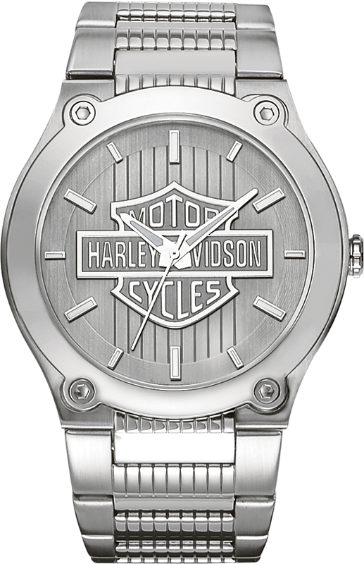 Harley Davidson Medallion Quartz Mens Watch 76A134