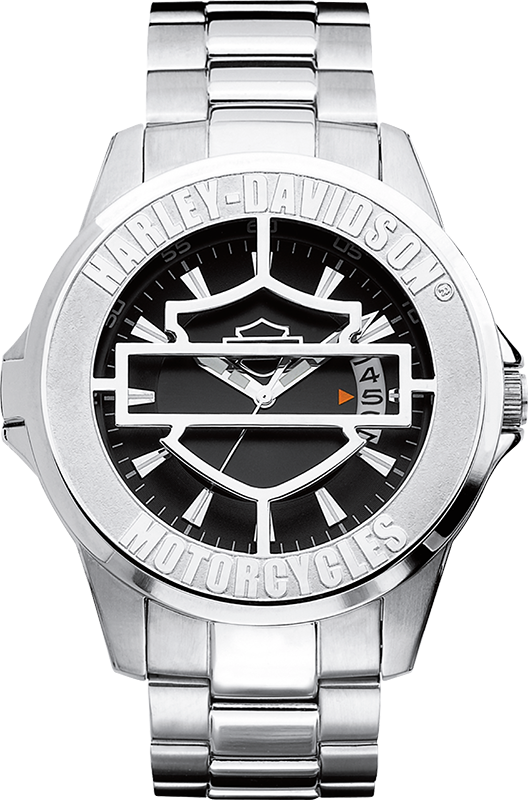 Harley Davidson Bar &amp; Shield Quartz Mens Watch 76B143