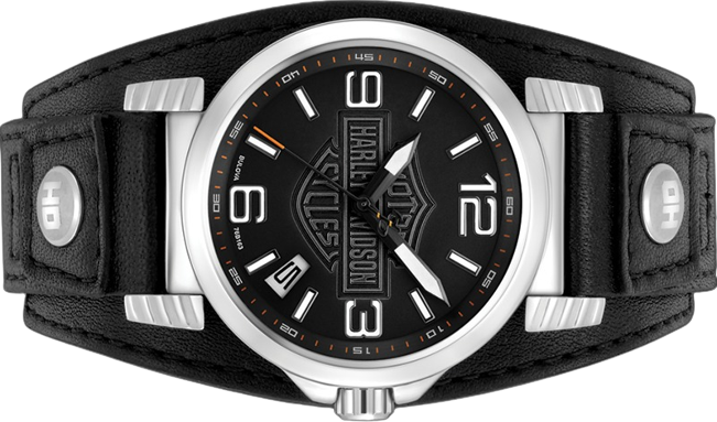 Harley Davidson Bar &amp; Shield Men&#39;s Watch 76B163