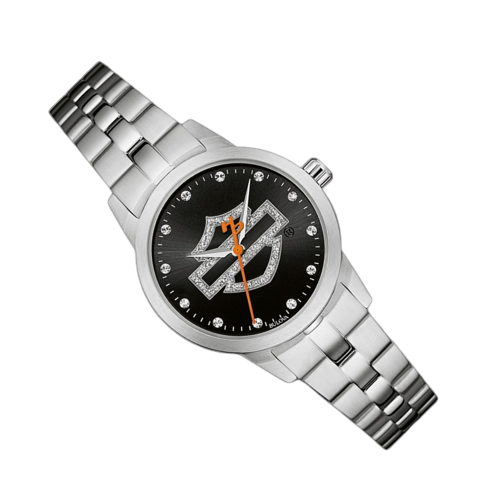 Harley Davidson Bar &amp; Shield Quartz Womens Watch 76L182