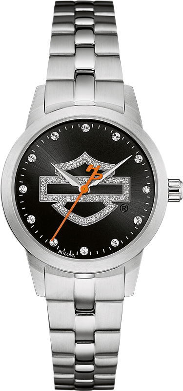 Harley Davidson Bar &amp; Shield Quartz Womens Watch 76L182