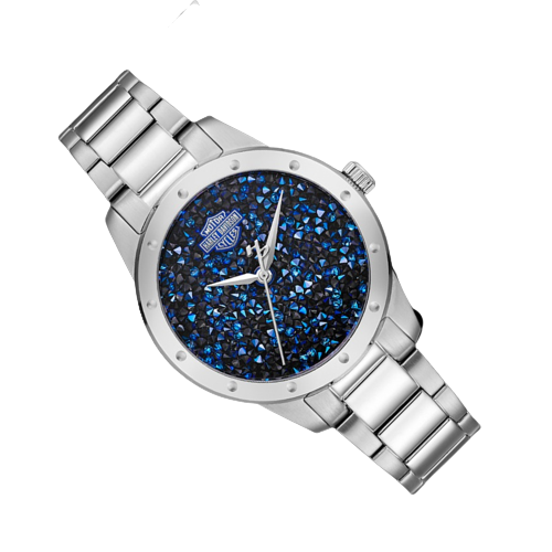 Harley Davidson Bar &amp; Shield Quartz Womens Watch 76L188