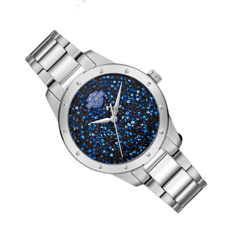 Harley Davidson Bar & Shield Quartz Womens Watch 76L188