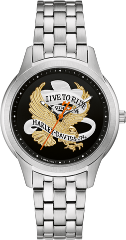 Harley Davidson Icon Quartz Womens Watch 76L194