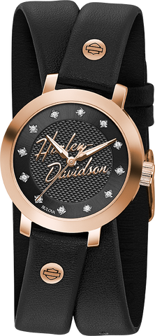 Harley Davidson Quartz Womens Watch 77L109