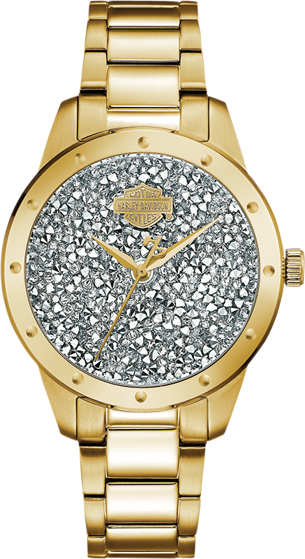 Harley Davidson Quartz Womens Watch 77L110